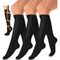 thumbnail image 1 of 3 Pairs Medical Sport Copper Compression Socks With Anti-slip Silicone for Women & Men Circulation 15-20 mmhg is Best Support for Athletic Running Cycling, Nursing, Travel, 1 of 7