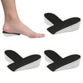 thumbnail image 1 of 3 Pairs Memory Foam Invisible Height Increasing Insoles Height Elevator Insoles Heel Lift Shoe Pad - 2cm, 1 of 6