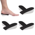 thumbnail image 1 of 3 Pairs Memory Foam Invisible Height Increasing Insoles Height Elevator Insoles Heel Lift Shoe Pad - 4cm, 1 of 6