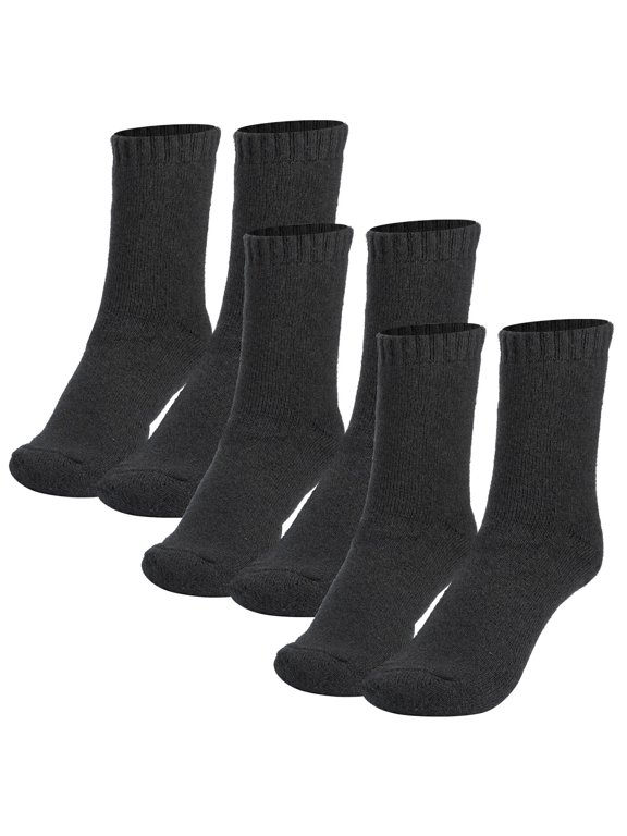 3 Pairs Men Warm Wool Socks Soft Cozy Winter Thermal Socks For Men Thick Heat-Trapping Moisture Wicking Socks Indoorsoor Outdoor