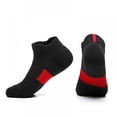 thumbnail image 1 of 3 Pairs Men's Athletic Socks Low Cut Cushion Running Socks Breathable Comfort for Sports, 1 of 7