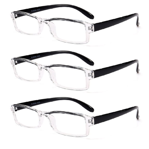 3 Pairs Mens Womens Fashion Reading Glasses +1.00 ~ +4.00 Readers