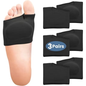 3 Pairs Metatarsal Foot Pads for Women and Men, Foot Pads for Balls of Feet Cushions Pain Relief, Morton's Neuroma Relief, Metatarsal Support