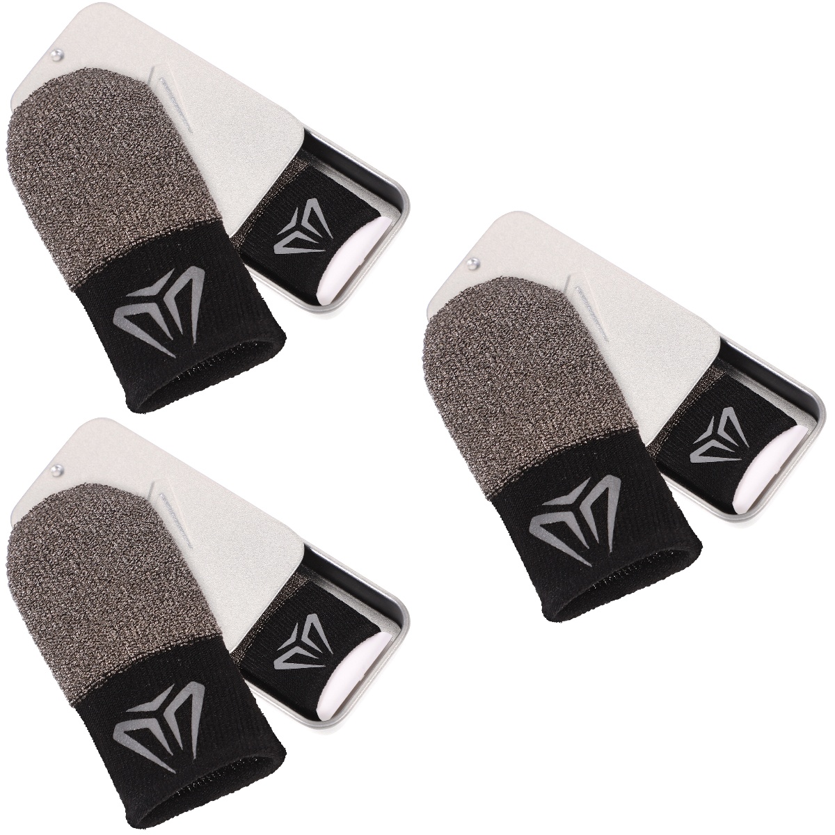 3 Pairs Mobile Gaming Thumb Sleeves Finger Sleeves Highly Finger Cover