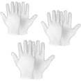 3 Pairs Moisturizing Gloves White Cotton Moisturizing Gloves for