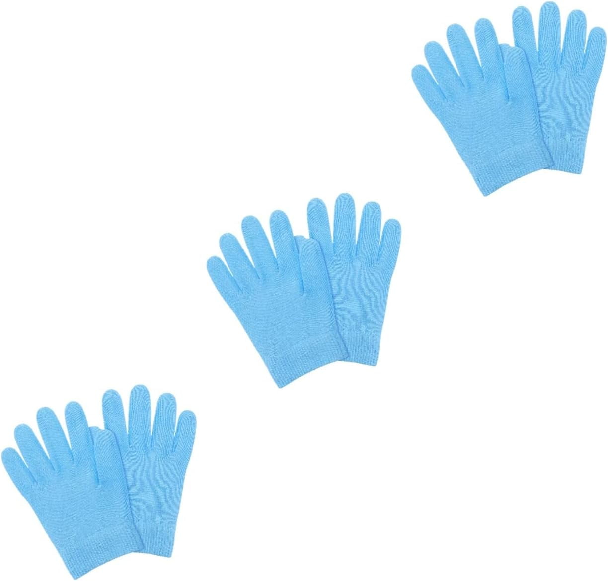 3 Pairs Night Moisturizing Gloves White Cotton Gloves for Dry Hands Lotion Gloves Womens Glives