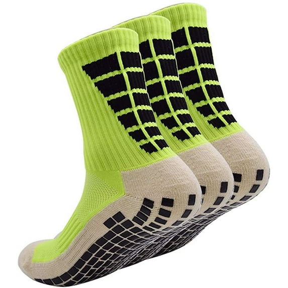 3 Pairs Non Slip Hospital Socks, Anti Slip Non Skid Slipper Hospital Socks with grips for Adults Men Women Elderly