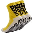 thumbnail image 1 of 3 Pairs Non Slip Hospital Socks, Anti Slip Non Skid Slipper Hospital Socks with grips for Adults Men Women Elderly, 1 of 6