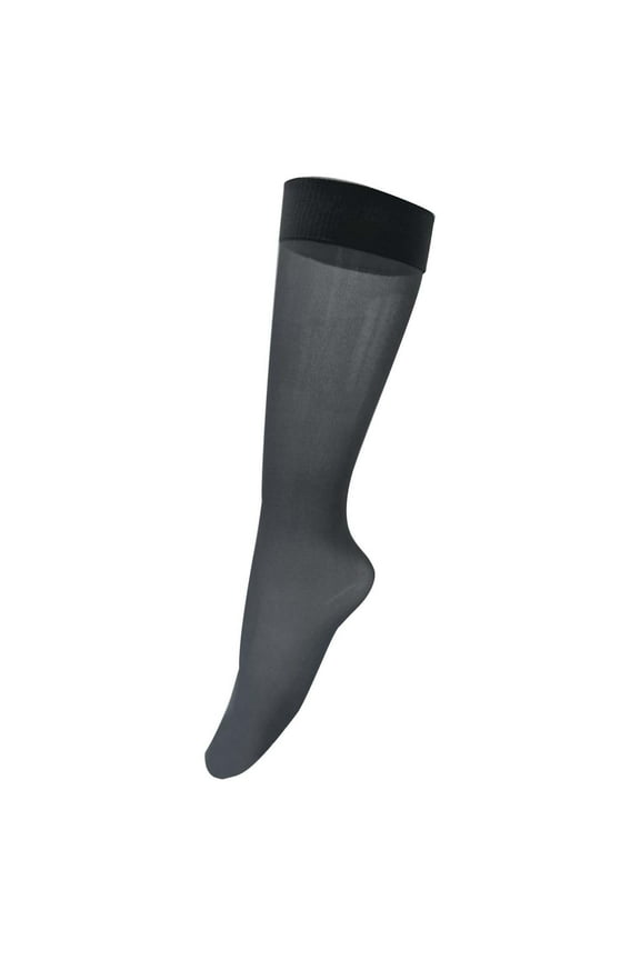 3 Pairs Of Men's Black Silk Business Socks Casual Mid Calf Socks Non Marking Calf Socks Ultra Thin Simple Stockings