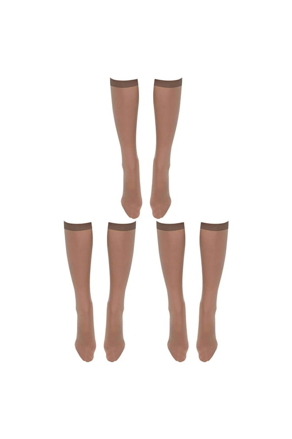 3 Pairs Of Women'S Silk Thigh High Socks Nylon Socks For Women'S Party Tights Accessories