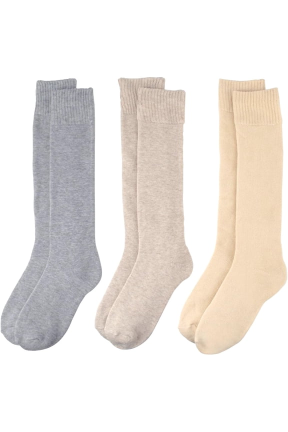 3 Pairs Of Women's Wellington Boot Socks The Original Wellington Wellie Sock UK Size 4-8(Knee High Socks)