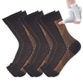 thumbnail image 1 of 3 Pairs Open Toe Adjustable Ankle Brace Compression Sleeves with Arch Support for Women & Men , Relief for Swelling, Plantar Fasciitis, and Sprains – Step into Comfort and Stability, 1 of 7