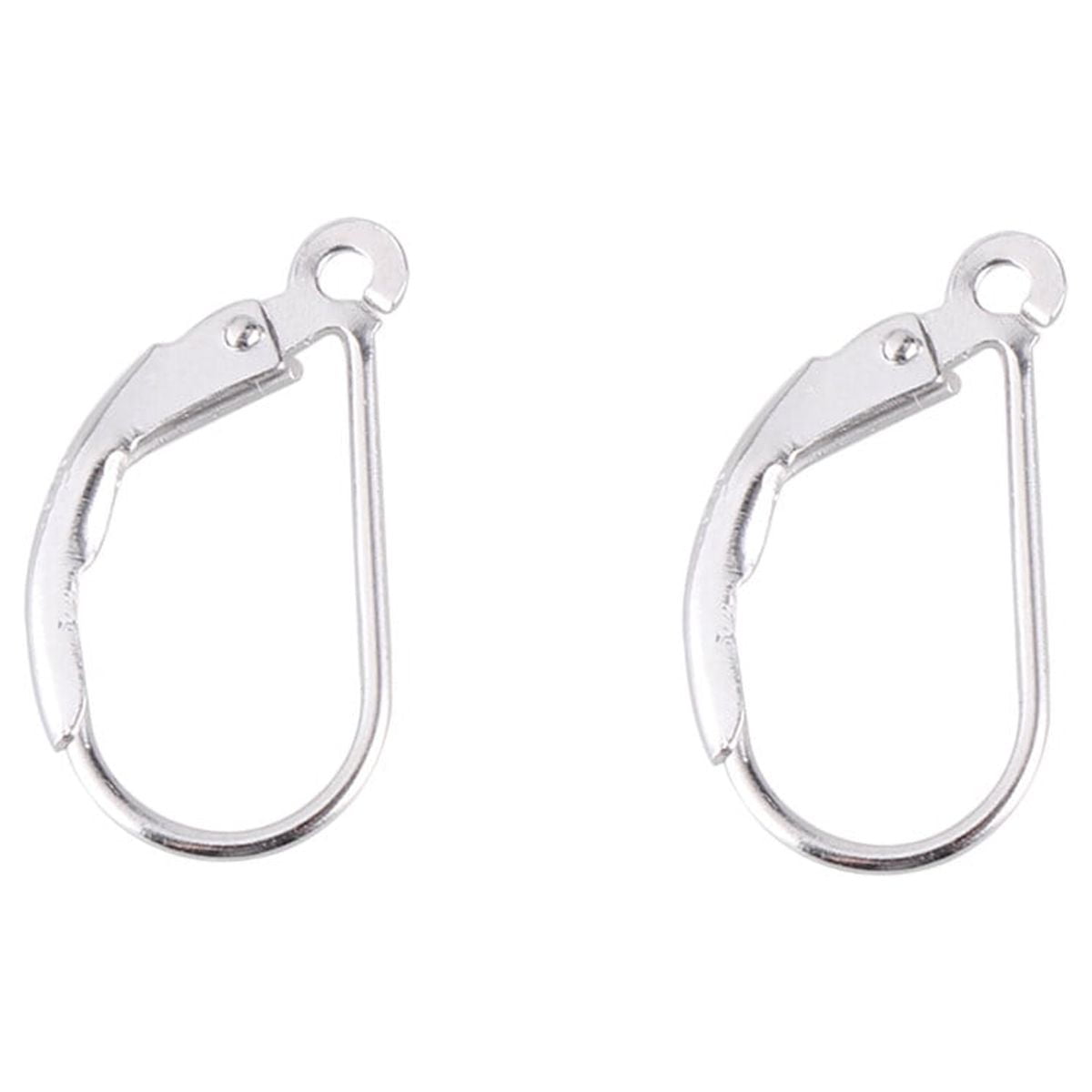 3 Pairs of Oval Ear Wire French Clasps Hook Earrings DShaped French