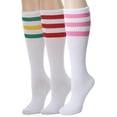 thumbnail image 1 of 3 Pairs Over the Calf Tube Socks, 1 of 1