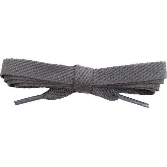 3 Pairs Premium Cotton Flat Shoelaces 3/8 Inch - 45 Inch Length, Variety of Colors