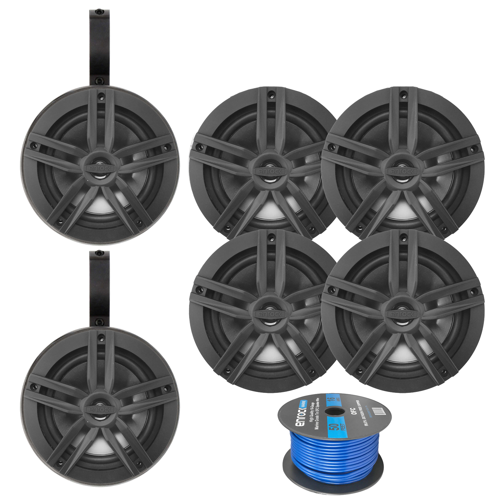 Pyle PLMRKT9 Universal Mount Bluetooth Speaker & Amplifier System