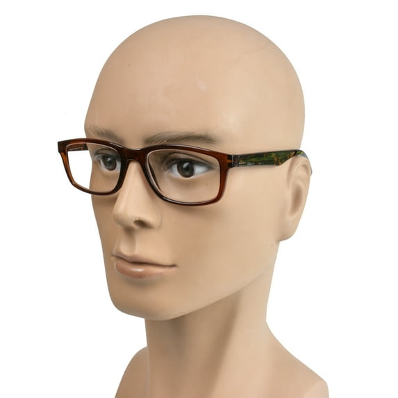 3 Pairs Reading Glasses Mens Rectangular Spring Hinges Readers +1.0 ~3.5