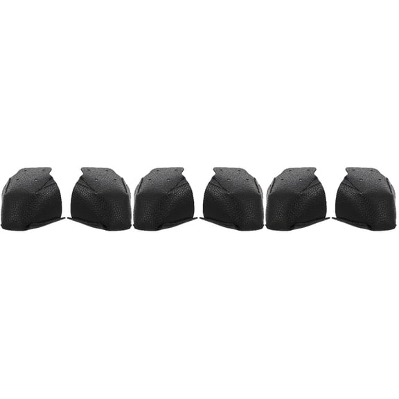 Nicehomfit Anti-Friction Roller Skates Toe Covers Black Practical Skate Accessory 3Pairs