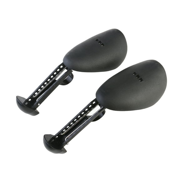 3 Pairs Adjustable Shoe Stretcher for Men Extend Life of Shoes Plastic Metal Black Size 39 to 46
