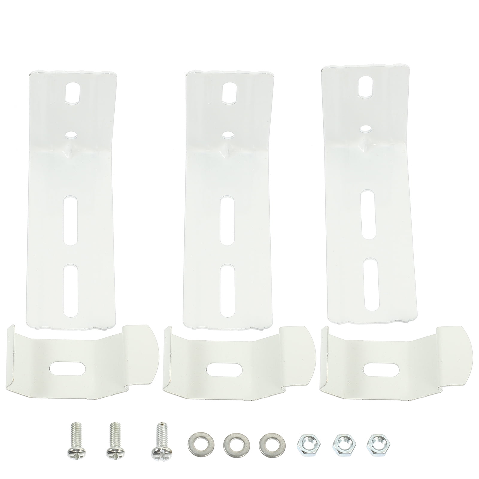 3 Pairs Shutter L Bracket Vertical Blind Headrail Brackets Pots for