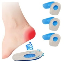 3 Pairs Silicone Heel Pads – Shock Absorbing Gel Cushions for Everyday Comfort & Foot Protection