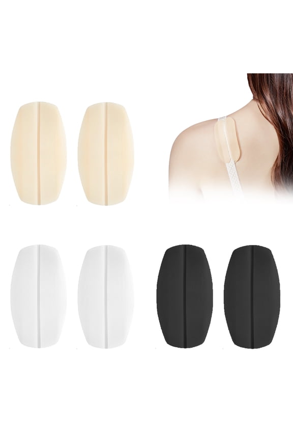 3 Pairs Silicone Shoulder Pads For Women Underwear Accessories Nonslip Bra Strap Grips Soft and Comfortble Support