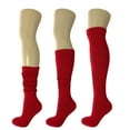 thumbnail image 1 of 3 Pairs Slouch Socks Premium Cotton Scrunch Socks Shoe Size 5 to 10, 1 of 4