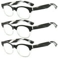 thumbnail image 1 of 3 Pairs Small Square Reading Glasses Spring Hinges Readers, 1 of 3