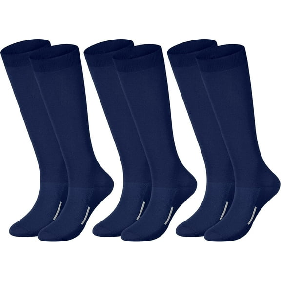 3 Pairs Soccer Socks Bulk Baseball Sock Youth High Long Tube Softball Football Team Boys Girls Adults Sport Sock