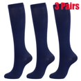 thumbnail image 1 of 3 Pairs Sock Compression Socks Knee High Support Stockings for Men Women, 1 of 10