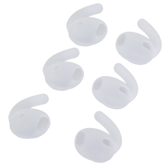 3 Pairs Soft Silicone Ear Covers Ear Hooks For Buds Earbuds Secure and Comfort Suitable for All Genders