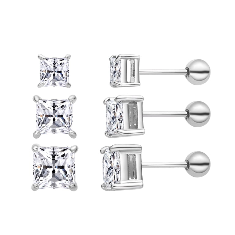 Womens Sterling Silver Cubic Zirconia Earrings, Jewelry | Kohl's