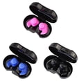 thumbnail image 1 of 3 Pairs Swimming Ear Plugs Waterproof Earplugs, Reusable Silicone Ear Plugs, Waterproof Noise Cancelling EarPlugs for Sleeping, Mowing, Swimming, Airplanes, Concerts, 1 of 6