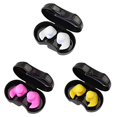 thumbnail image 1 of 3 Pairs Swimming Ear Plugs Waterproof Earplugs, Reusable Silicone Ear Plugs, Waterproof Noise Cancelling EarPlugs for Sleeping, Mowing, Swimming, Airplanes, Concerts, 1 of 9