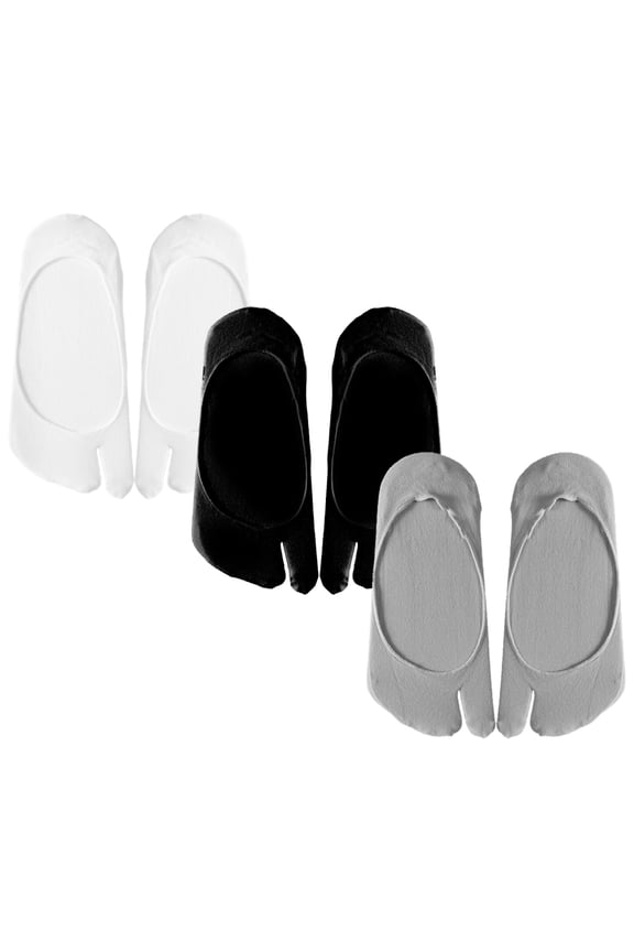 3 Pairs Tabi Socks Holding Hands Socks Toe Separated Socks Low Cut Toe Socks Mens Split Socks Female Socks Man Men's