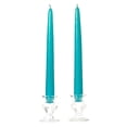 thumbnail image 1 of 3 Pairs Taper Candles Unscented 10 Inch Mediterranean Blue Tapers .88 in. diameter x 10 in. tall, 1 of 1