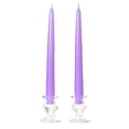 thumbnail image 1 of 3 Pairs Taper Candles Unscented 15 Inch Orchid Tapers .88 in. diameter x 15 in. tall, 1 of 1