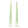 thumbnail image 1 of 3 Pairs Taper Candles Unscented 8 Inch Mint Green Tapers .88 in. diameter x 8 in. tall, 1 of 1