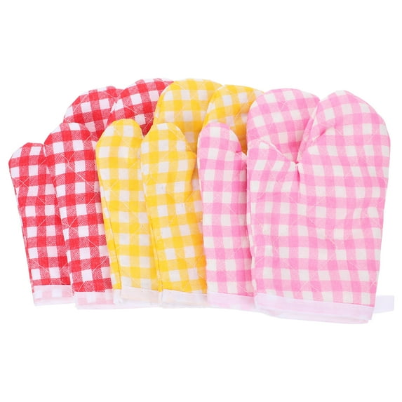 unbranded 3 Pairs Household Shoe Cover Oven Mitts Child Baby