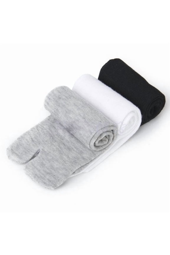 3 Pairs Unisex 2 Toe Socks Japanese Kimono Flop Split Tabi Toe Socks