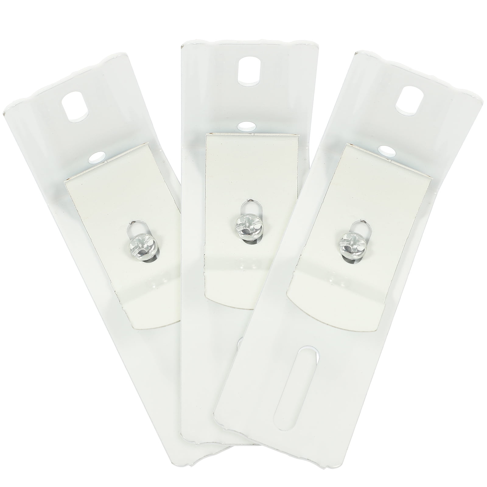 3 Pairs Wall Mount Holder Shutter Bracket Blinds Clips Brackets Curtain