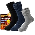 thumbnail image 1 of 3 Pairs Warm Thermal Socks for Women & Men Winter Ski Thick Boot Insulated Socks for Cold Weather, 1 of 5
