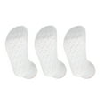 thumbnail image 1 of 3 Pairs White Non Skid Hospital, Yoga, Pilates, Gripper Slipper Socks Men's or Women Size XXL, 1 of 7