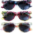 thumbnail image 1 of 3 Pairs Women Floral Mosaic Print Comfortable Classic Reading SunGlasses - Flower Tinted UV Protection Readers +3.25, 1 of 5