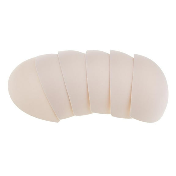 3 Pairs Women Foam Inserts Bra Pads Pads - Nude, as described