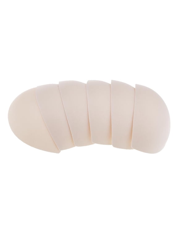 3 Pairs Women Foam Inserts Bra Pads Pads - Nude, as described