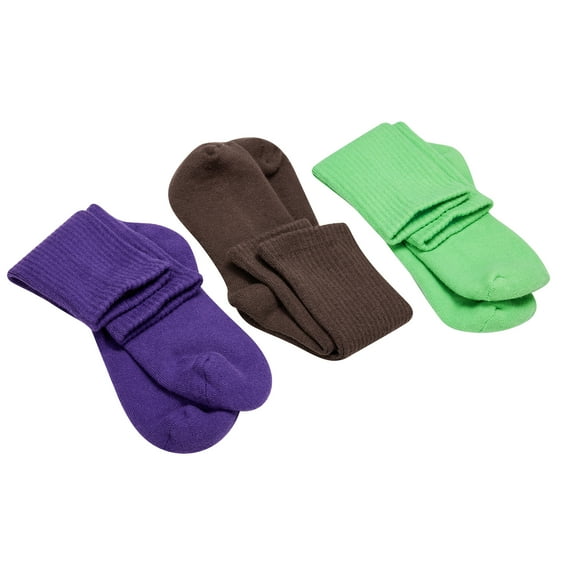 3 Pairs Women Men Ankle Socks Long Dress Socks Hiking Socks Athletic Crew Socks Seamless Socks, Brown