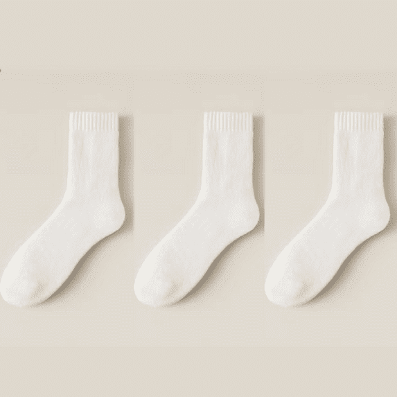 3 Pairs Women Men Thermal Socks Warm Winter Extra Thick Insulated Heated Crew Boot Socks for Cold Weather