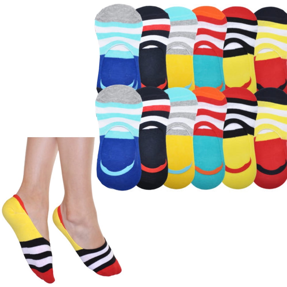 3 Pairs Womens Liner Socks No Show Boat Ballet Plain Footies Cotton Low Cut New 4423