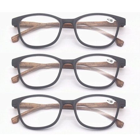 3 Pairs Womens Mens Retro Reading Glasses Spring Hinge Readers